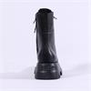 Paul Green Hidden Bungee Lace Boot - Black Leather